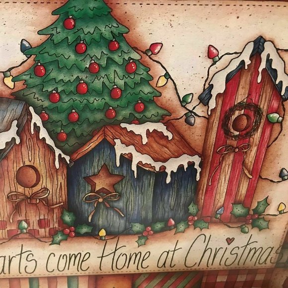 All Hearts Come Home At Christmas Print Home Interiors - Picture 7 of 8